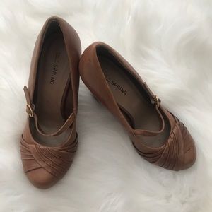 Call it Spring Shoes Wedges Brown 3 1/2 “ Heels